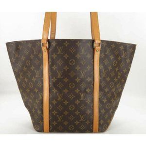AUTH LOUIS VUITTON  MONOGRAM SAC SHOPPING TOTE BAG